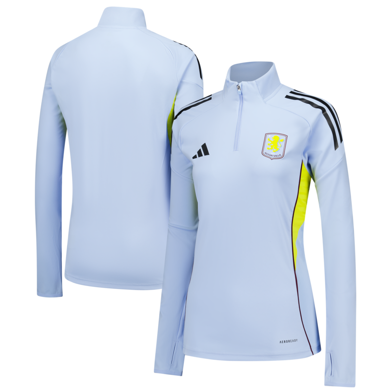 Aston Villa adidas Trainingsoberteil – Hellblau – Damen Image