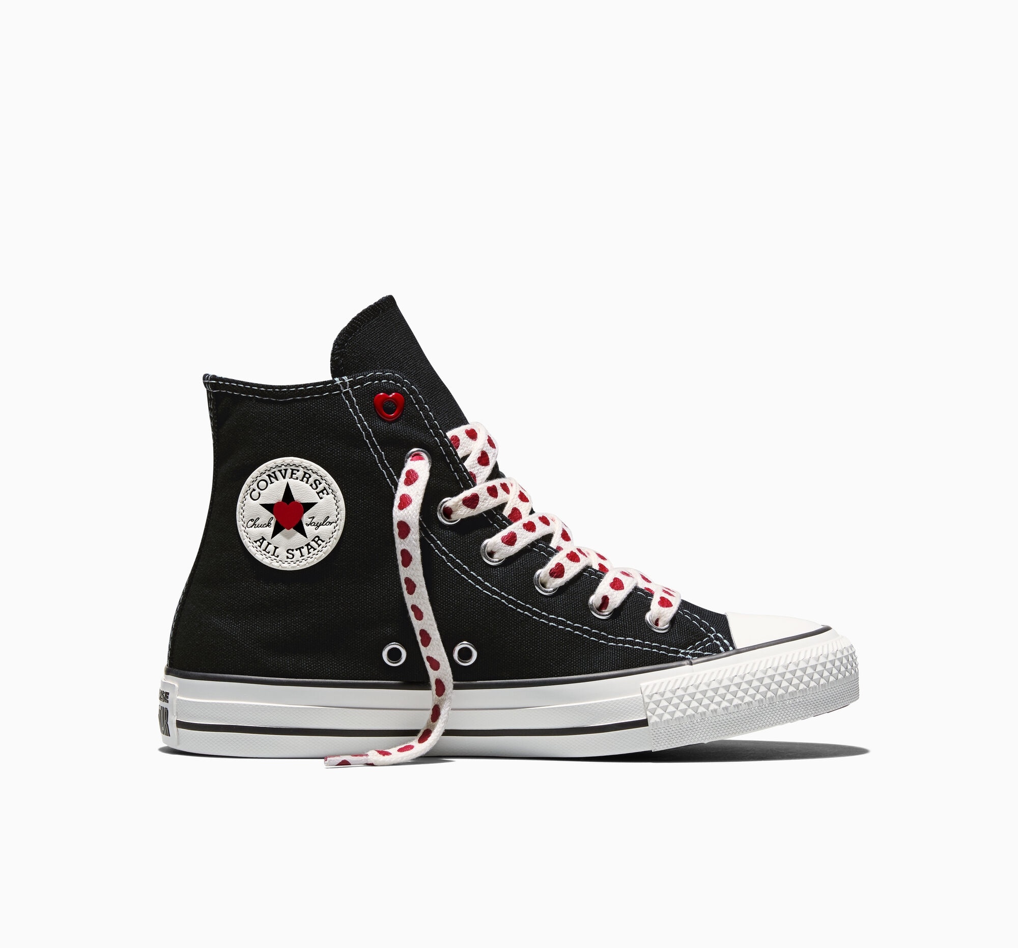 Sneaker CONVERSE "CHUCK TAYLOR ALL STAR", Damen, Gr. 37,5, schwarz, vintage weiß, days ahead, Textil, Schuhe Sneaker