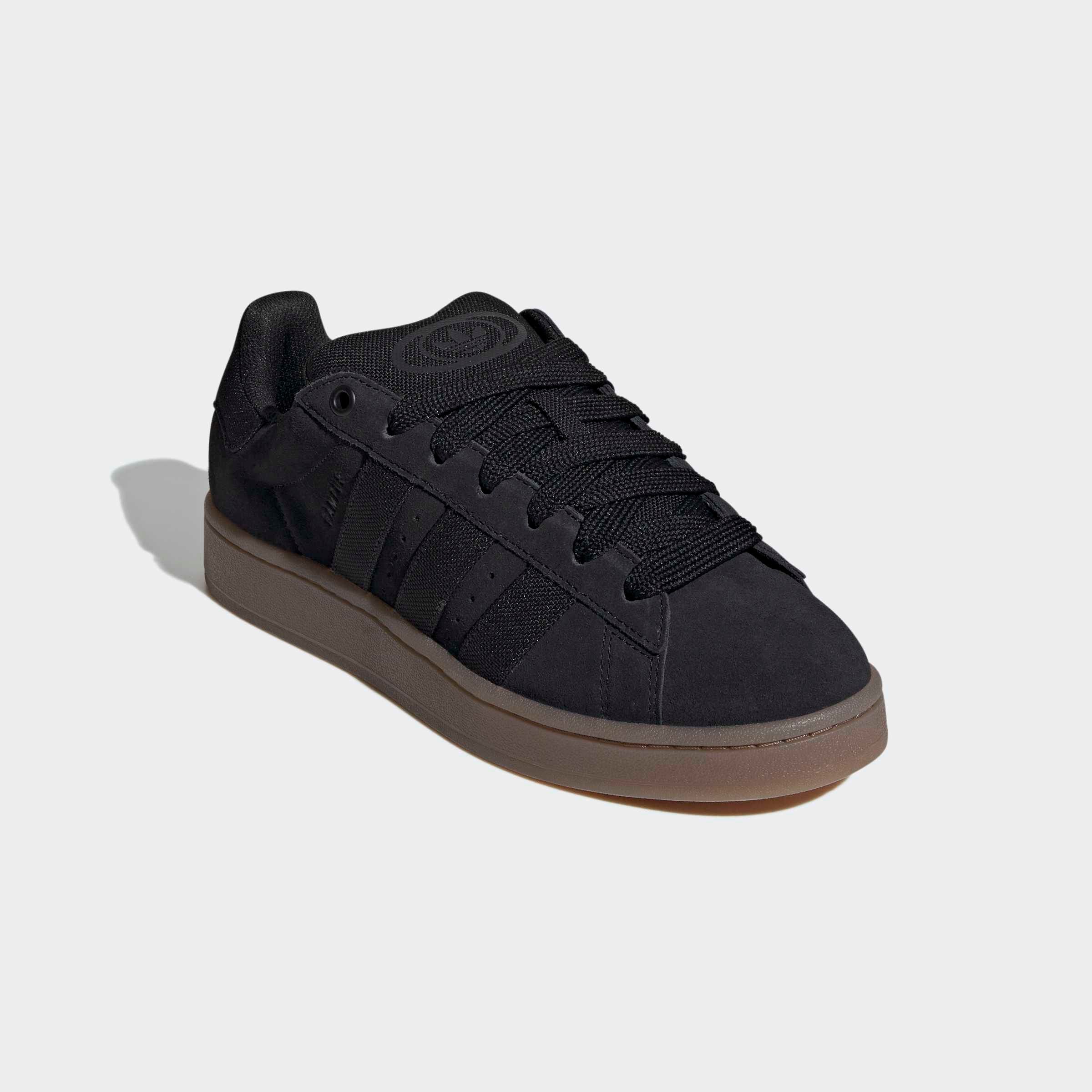 Sneaker ADIDAS ORIGINALS "CAMPUS 00S", Damen, Gr. 47, core schwarz, gum5, cloud weiß, Leder, Textil, Schuhe Sneaker