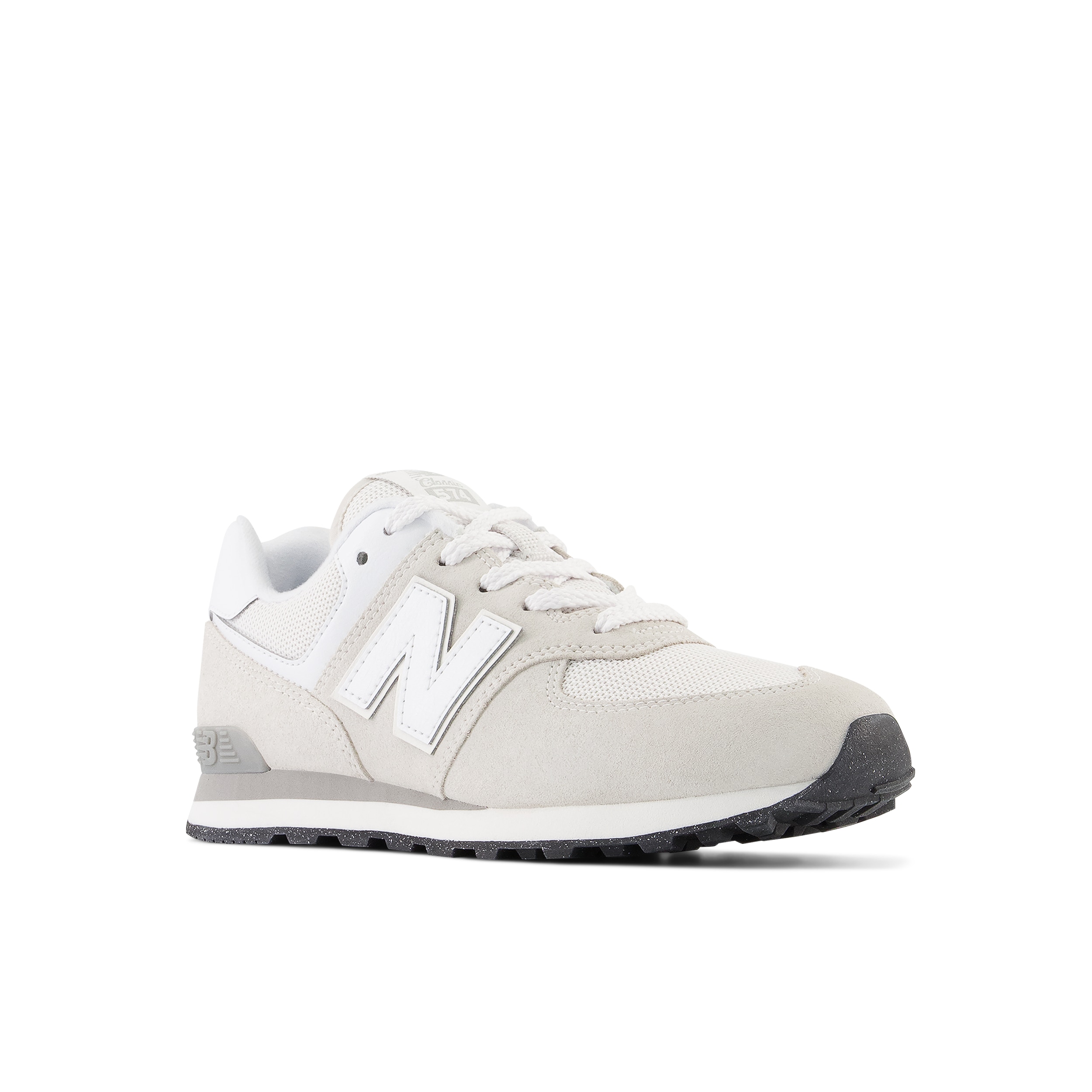 Sneaker NEW BALANCE "574", Damen, Gr. 36, nimbus cloud, Leder, Synthetik, Textil, Schuhe Sneaker