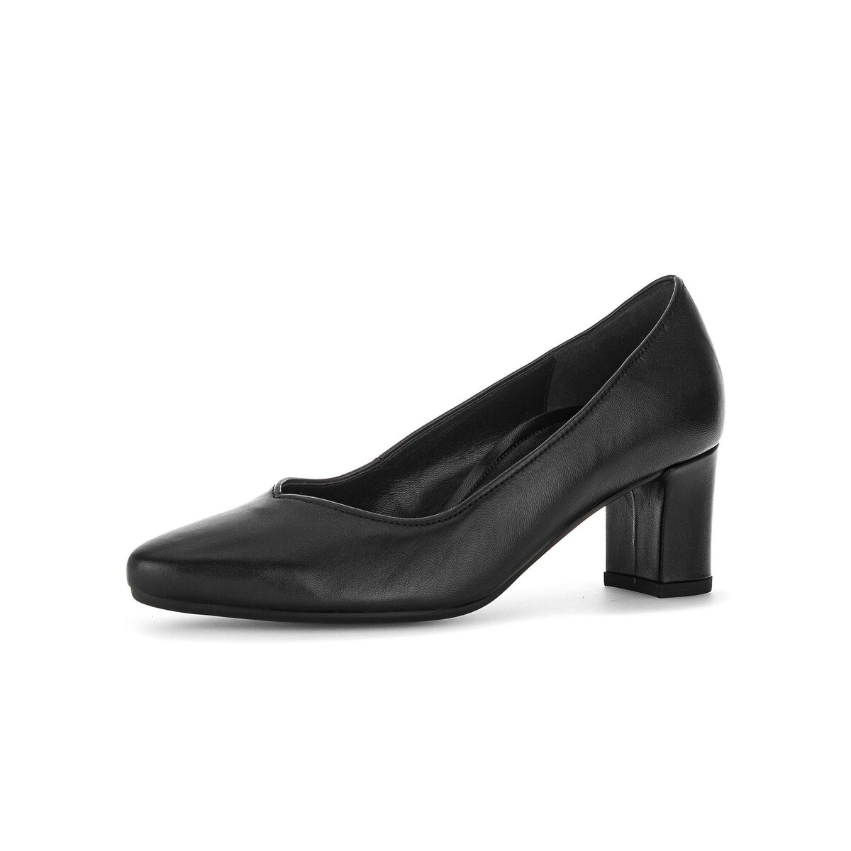 Pumps GABOR "Eleganter Pumps Glattleder", Damen, Gr. 40, schwarz, Schuhe Pumps