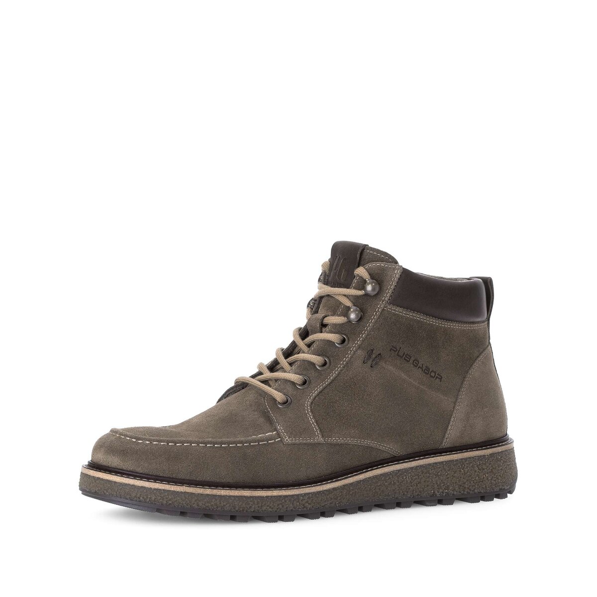 Stiefel GABOR "Gabor Boot Rauleder", Herren, Gr. 46,5, braun, Schuhe Stiefel