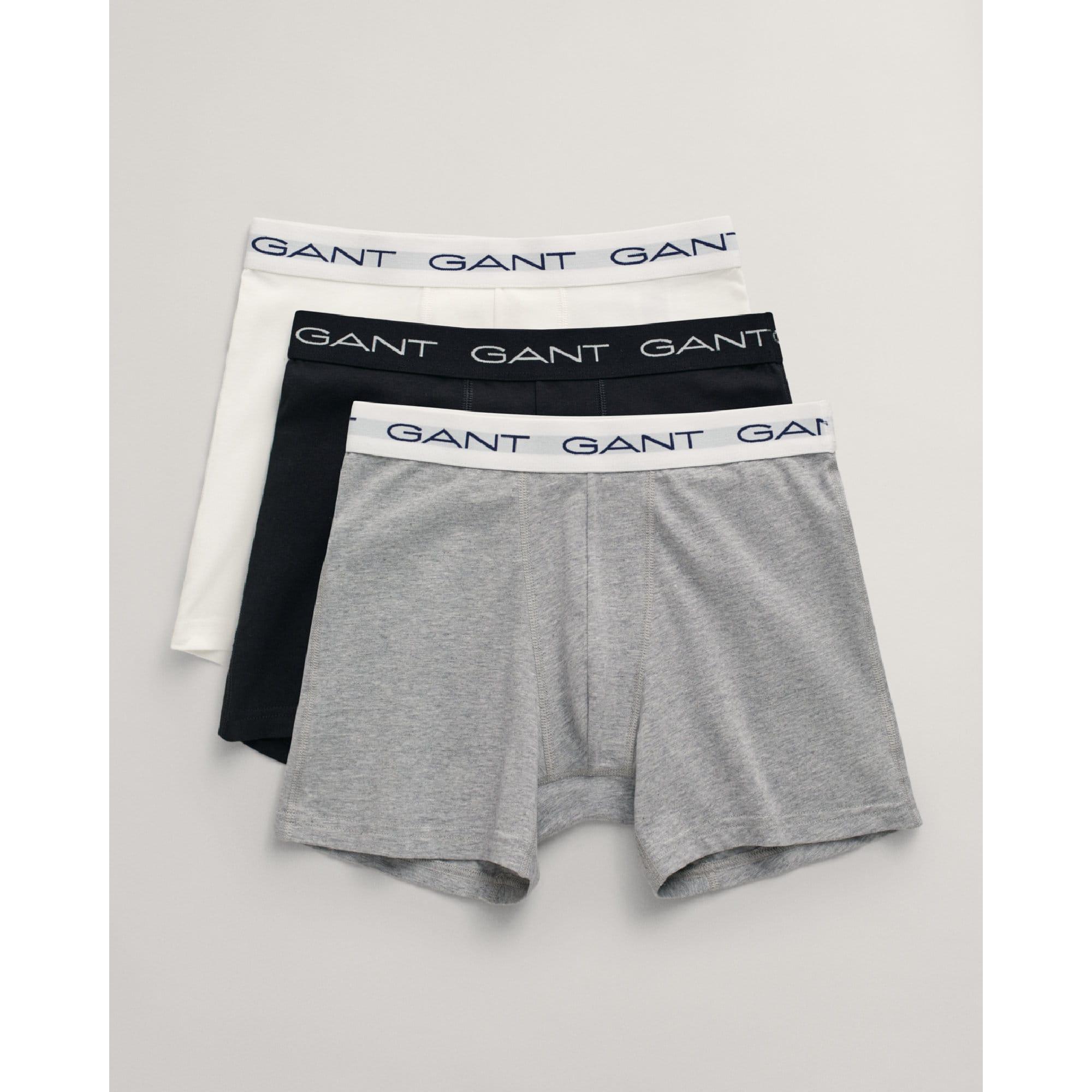 Gant - Boxershorts für Herren (3er-Pack) (Grau) Image