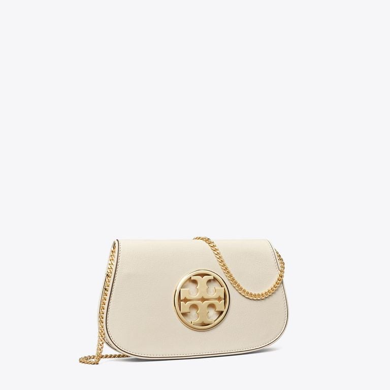 Reva Clutch - Natural - Tory Burch Clutches