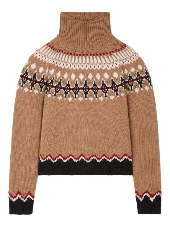Sweet Winter Wool Turtle-Neck Jumper - Natural - Alanui Knitwear