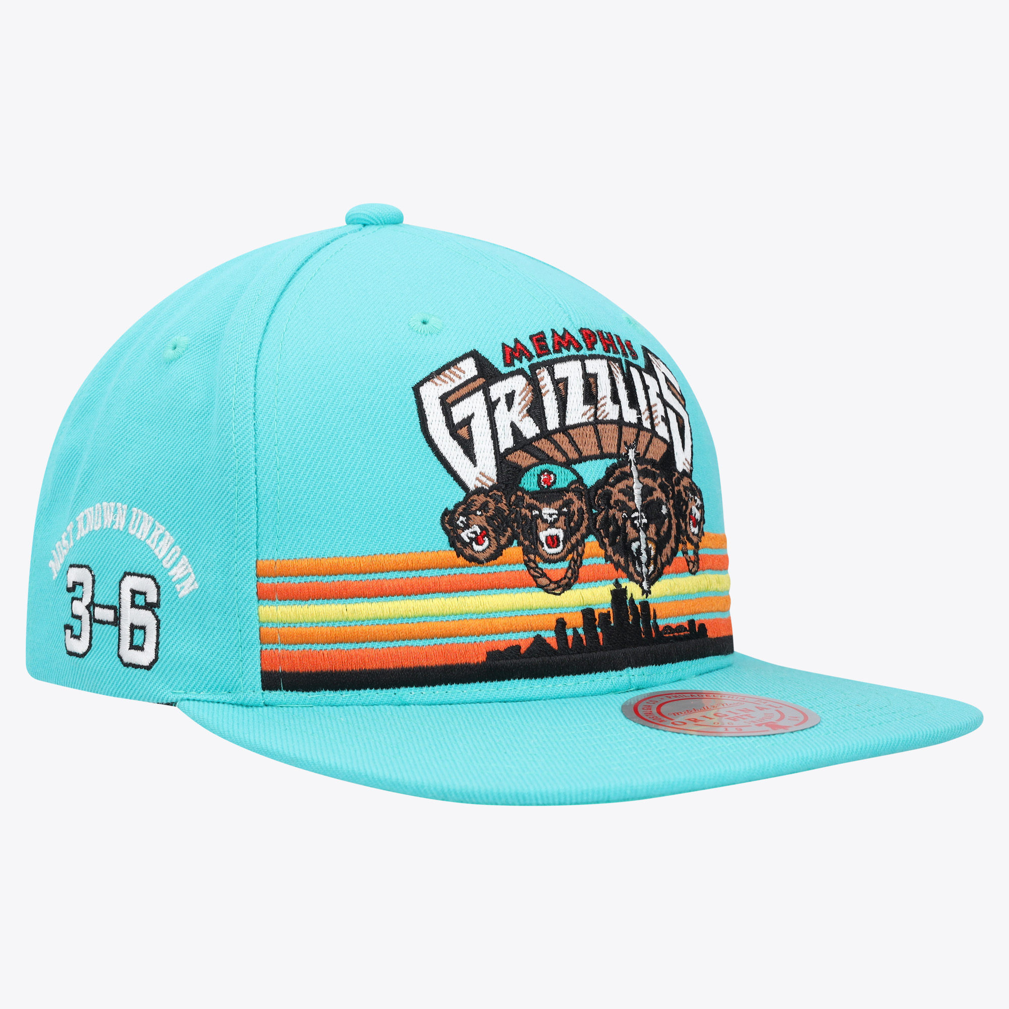 Memphis Grizzlies Mitchell & Ness „Three 6 Mafia x BR Remix“ Snapback-Cap Image