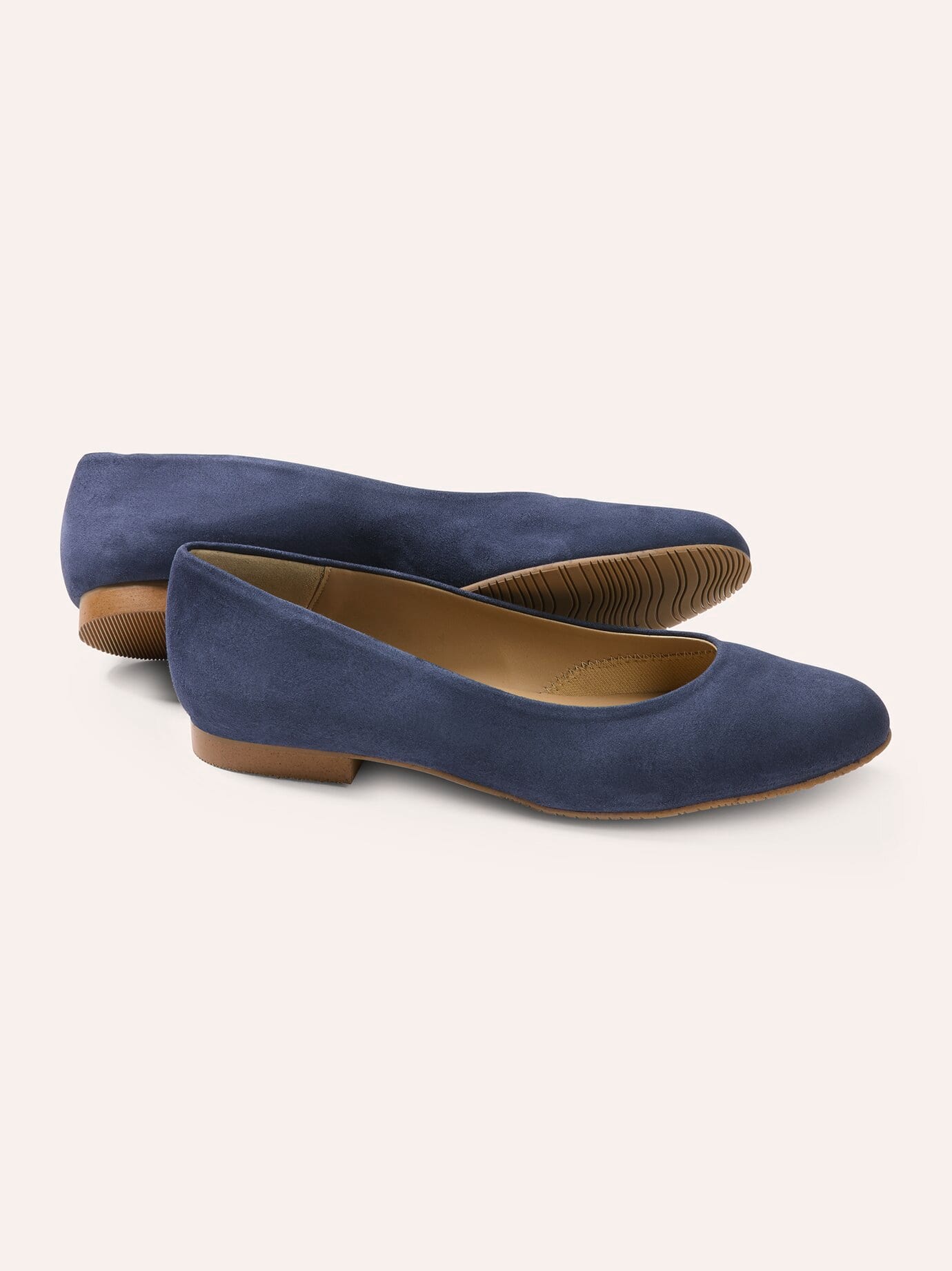 Walbusch Damen Soft Ballerinas Blau noch offen: Muster