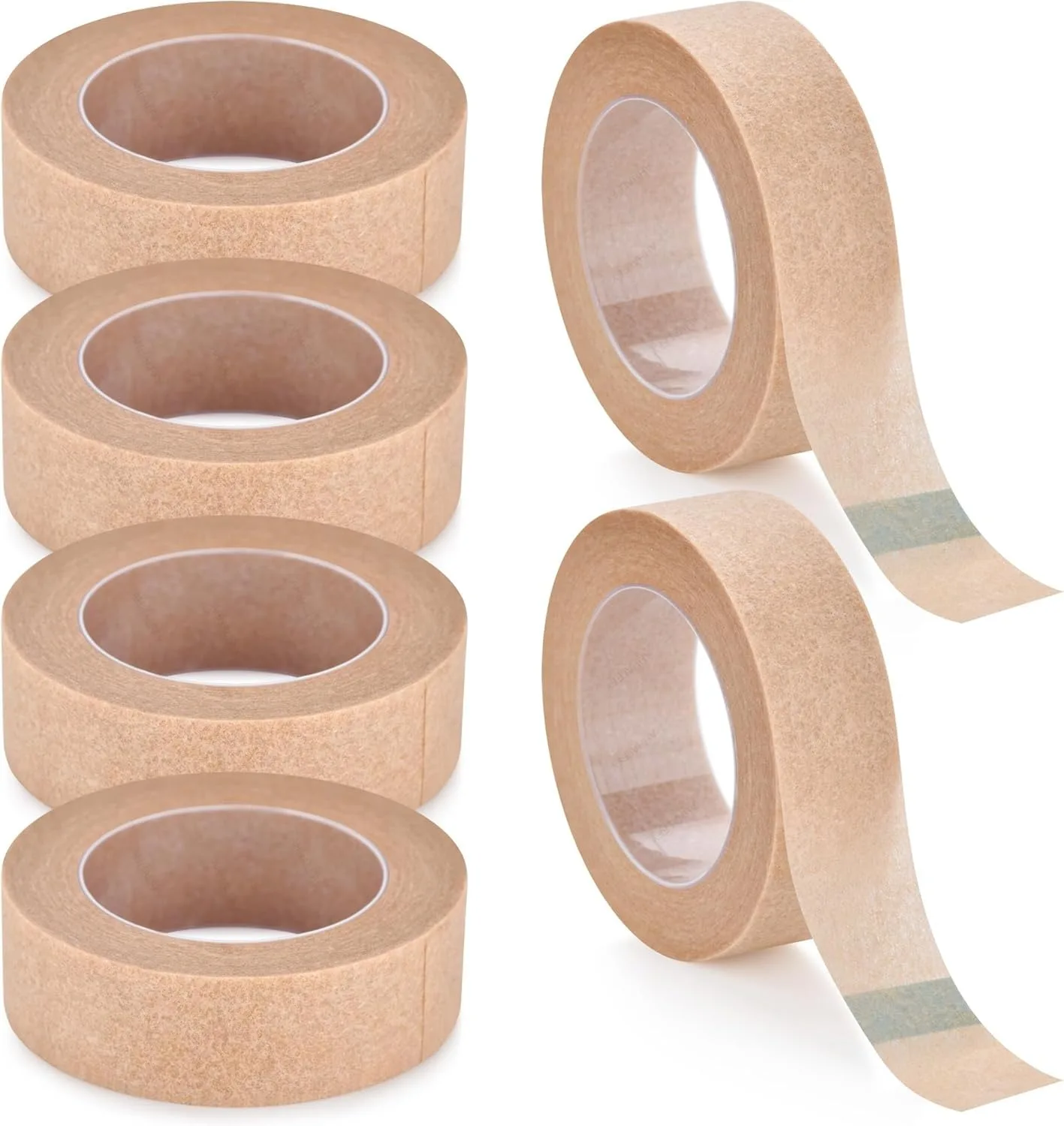 6 Rollen Nasenband zur Rhinoplastik-Formung, Mikroporen-Tape, Papierband für Empfindliche Haut, Flexible Chirurgische Bandagen Image