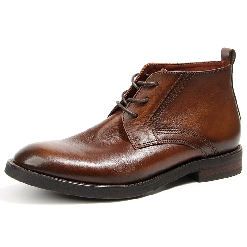 Herren-Lederschuhe aus Rindsleder, Business-Schuhe aus echtem Leder, Retro-Herrenschuhe, formelle Schuhe, handgefertigte Herrenschuhe, Lederstiefel für Erwachsene, Herren