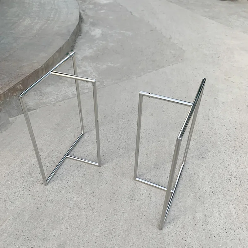 Tischbeine aus Edelstahl, große Brettstütze, Couchtisch, Esstischbeine Image