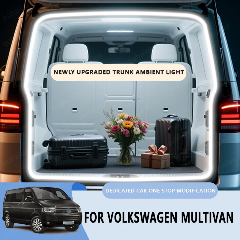 FÜR VOLKSWAGEN MULTIYAN Caravelle sharan stamm änderung licht Atmosphäre lichter Weiß warm weiß Hinten Stamm LED Licht Bar