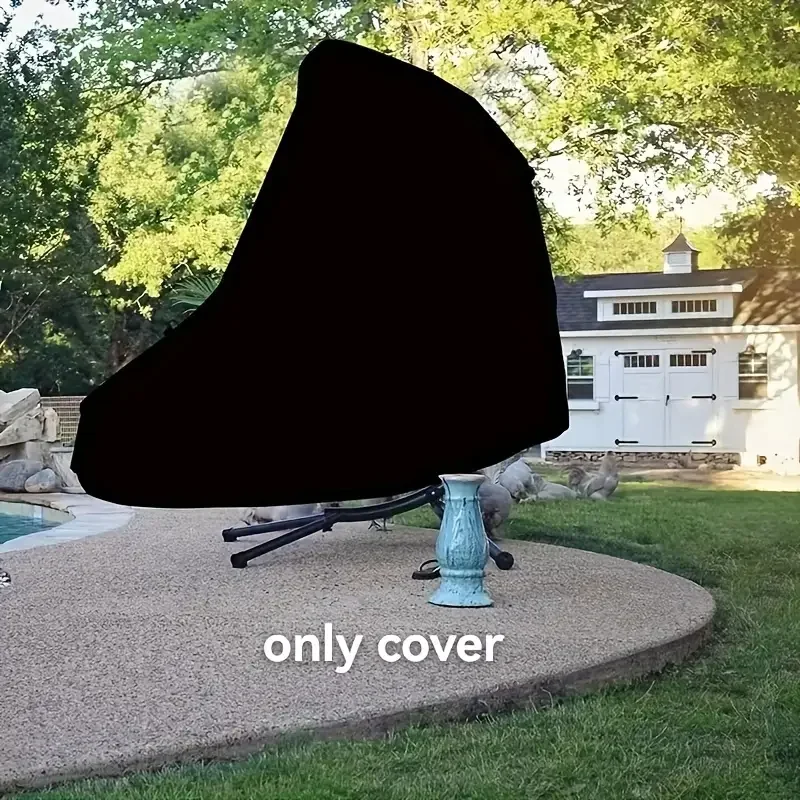 Hängesesselbezug, Terrassenmöbelschutz für den Außenbereich, passend für Schaukelliegen, UV-beständig, winddicht, langlebig Image