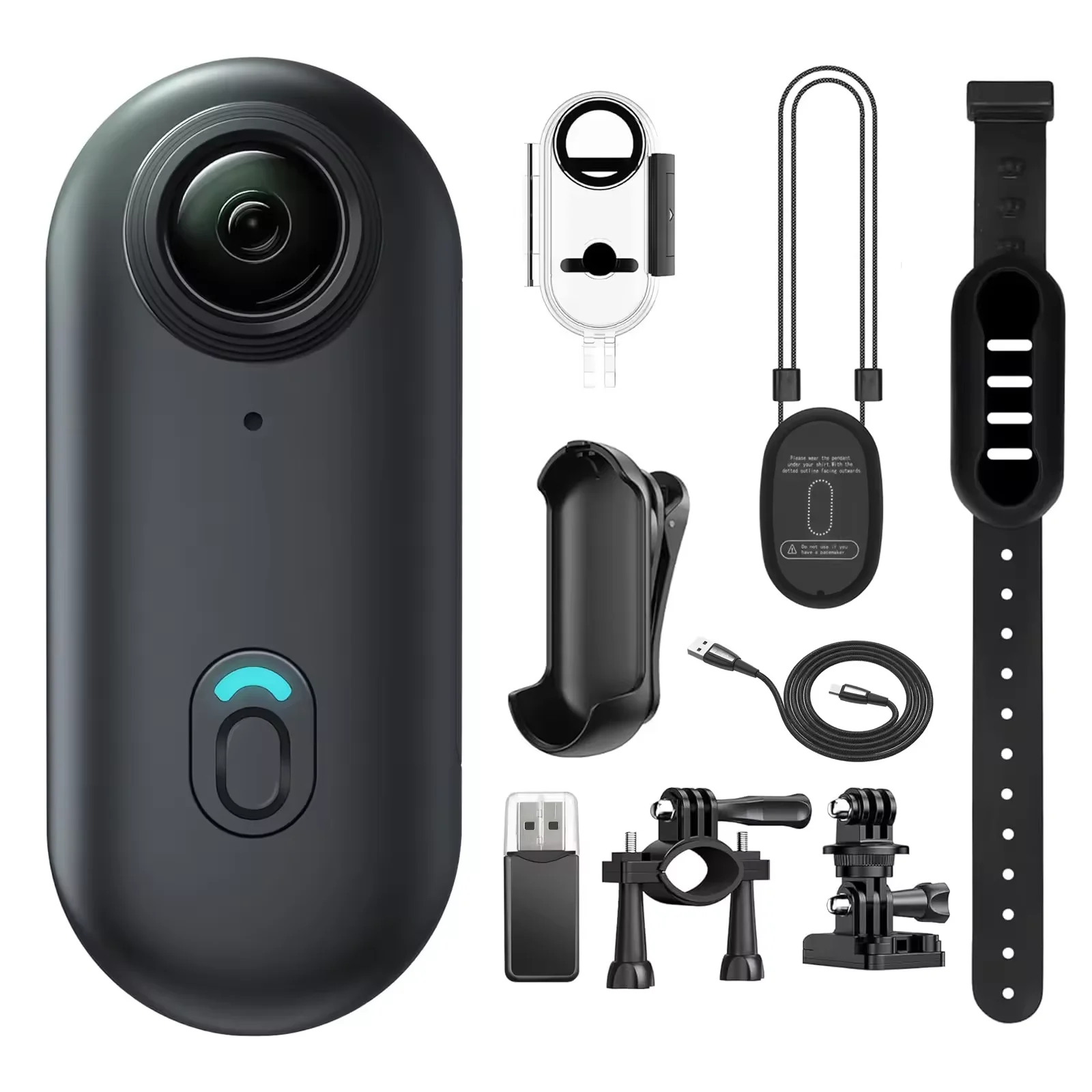 Pocket 4K Mini-Kamera Magnetische Vlog Outdoor-Sport-Fahrradkamera WiFi Bodycam Videoaufnahme Fahrrad Motorrad Wasserdichte Videokamera Image