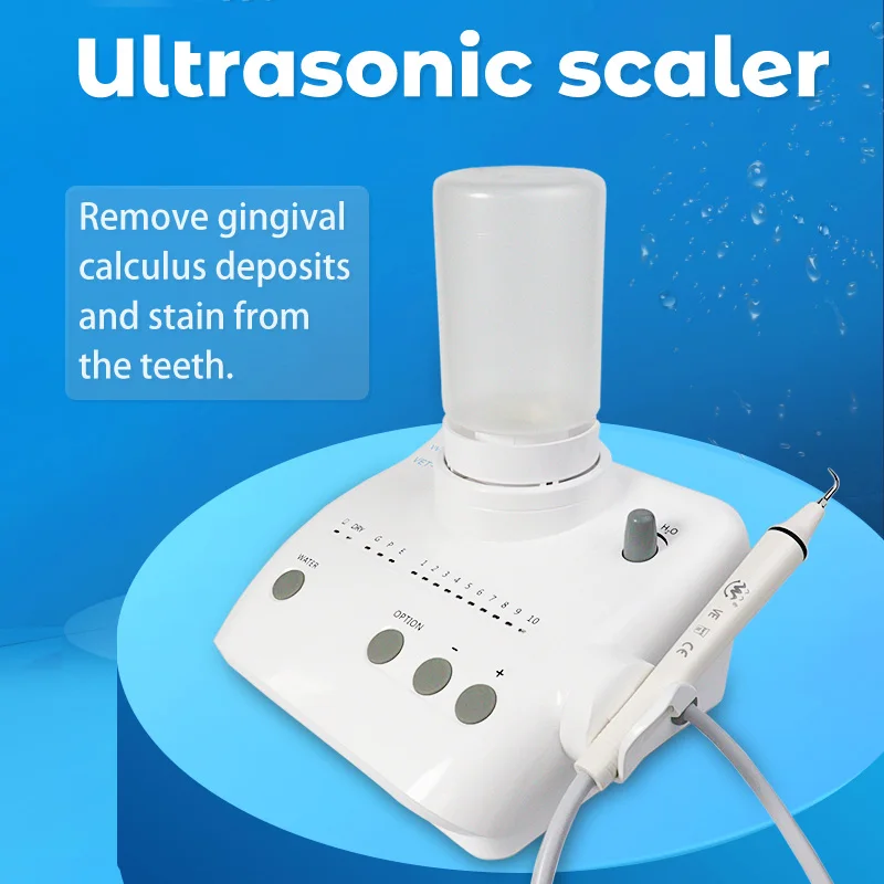 Ultraschall-Zahnreiniger, Ultraschall-Scaler mit 5-teiligen Skalierungsspitzen, Mundhygiene, Reinigung, Zahnbürste, Zahnaufheller Image