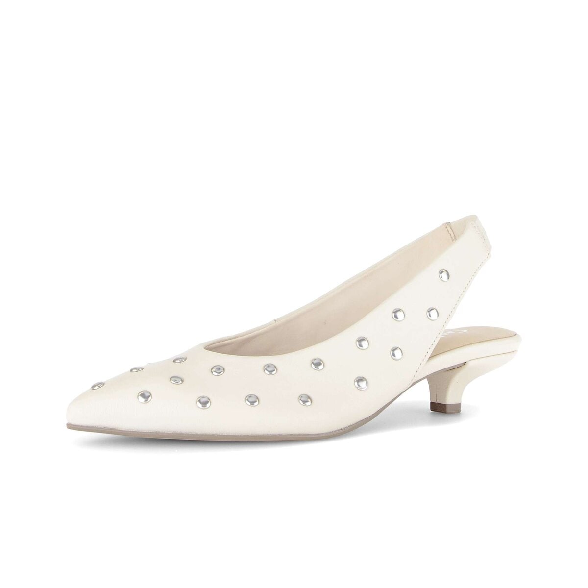 Slingpumps GABOR "Slingpumps", Damen, Gr. 39, beige, Schuhe Slingpumps