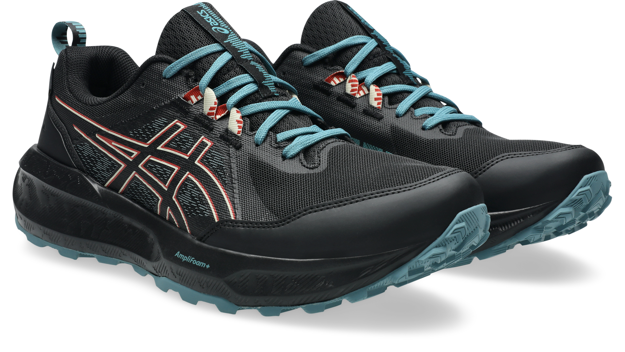 Trailrunningschuh ASICS "GEL-SONOMA 8 GTX", Damen, Gr. 43,5, schwarz, spice latte, Synthetik, Schuhe, wasserdicht