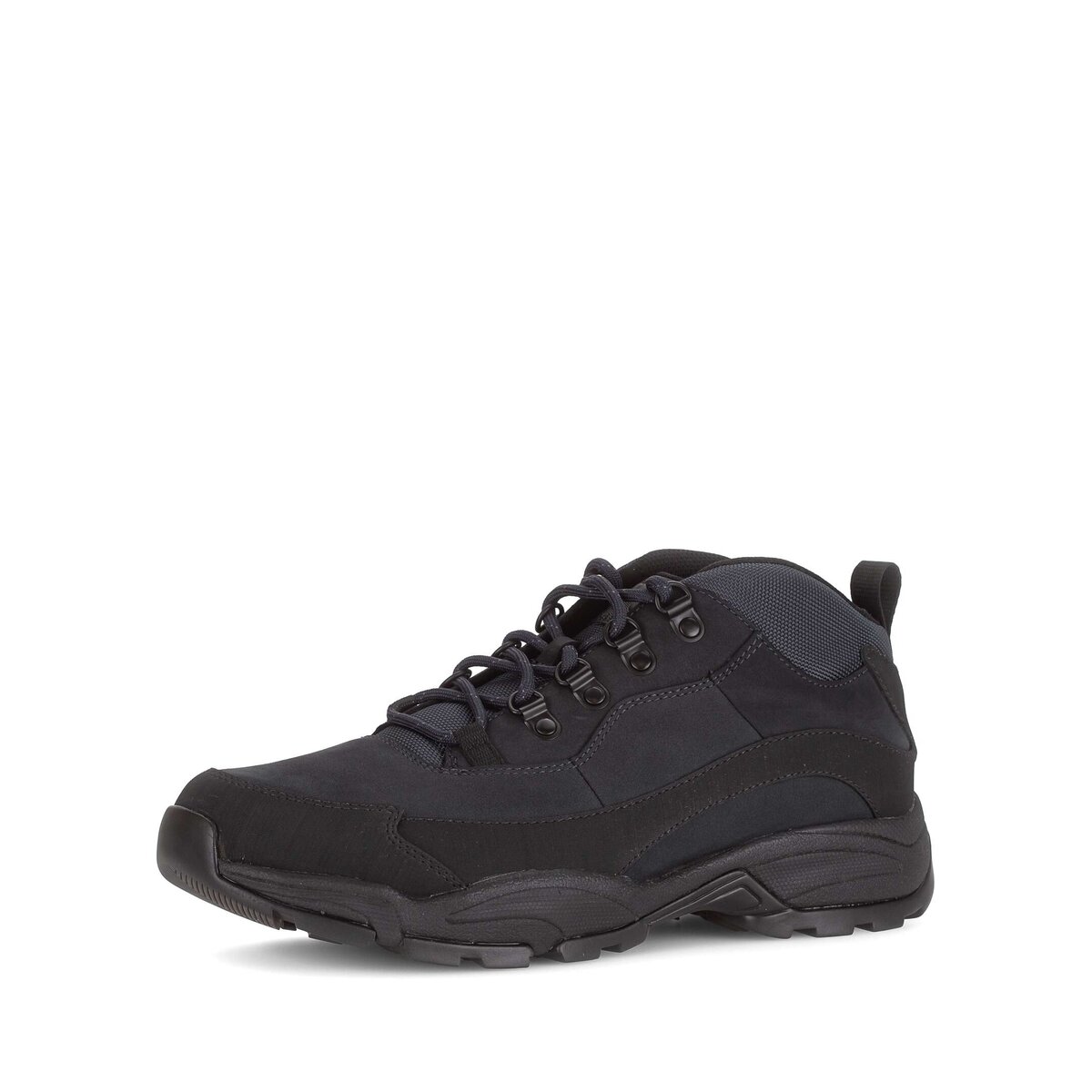 Sneaker GABOR "Gabor Sneaker low Rauleder", Herren, Gr. 42, blau, Schuhe Sneaker