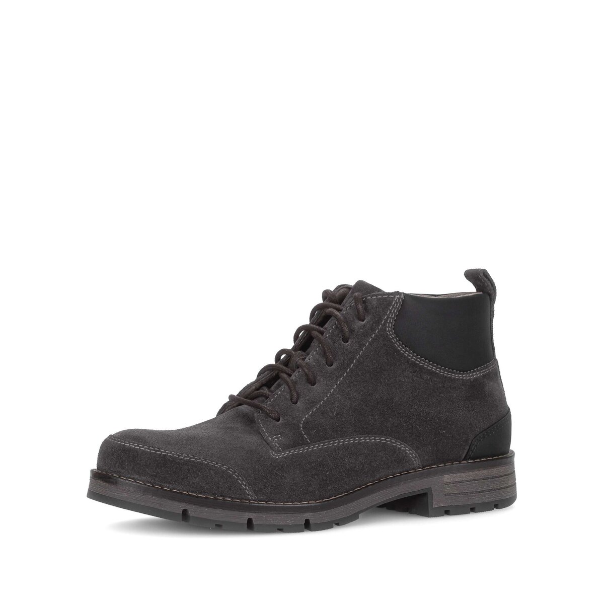 Stiefel GABOR "Gabor Boot Rauleder", Herren, Gr. 43, grau, Schuhe Stiefel