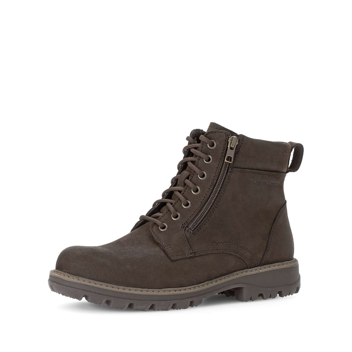 Stiefel GABOR "Gabor Boot Rauleder", Herren, Gr. 42, braun, Schuhe Stiefel