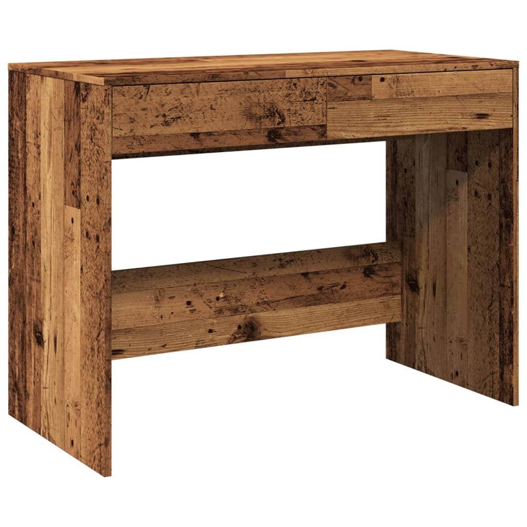 vidaXL Schreibtisch Altholz-Optik 101x50x76,5 cm Holzwerkstoff Image