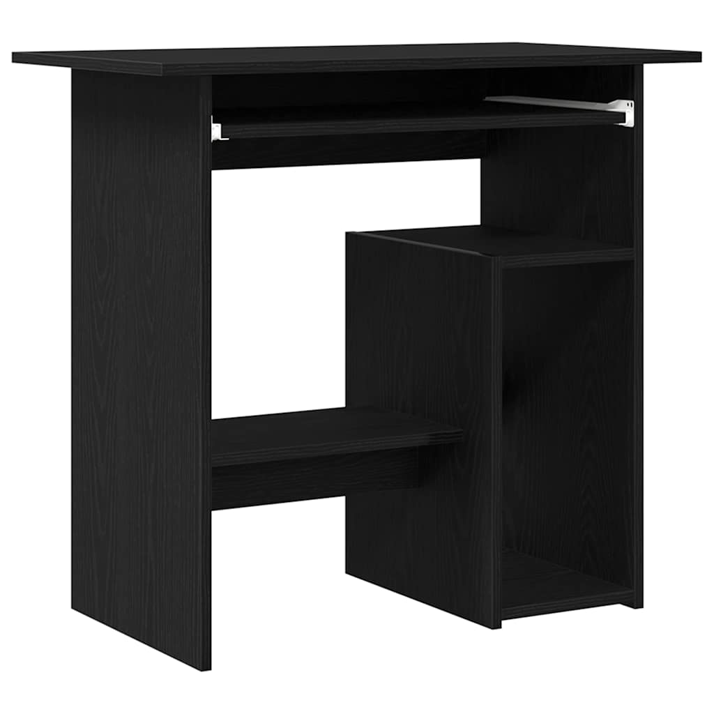 vidaXL Schreibtisch Schwarz Eichen-Optik 80x45x74 cm Holzwerkstoff Image