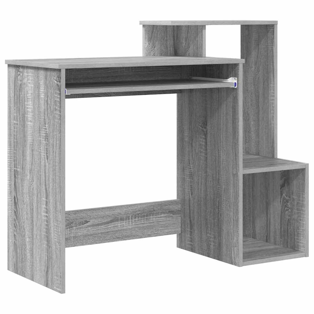 vidaXL Schreibtisch Graues Sonoma 106 x 41 x 88.5 cm Holzwerkstoff Image