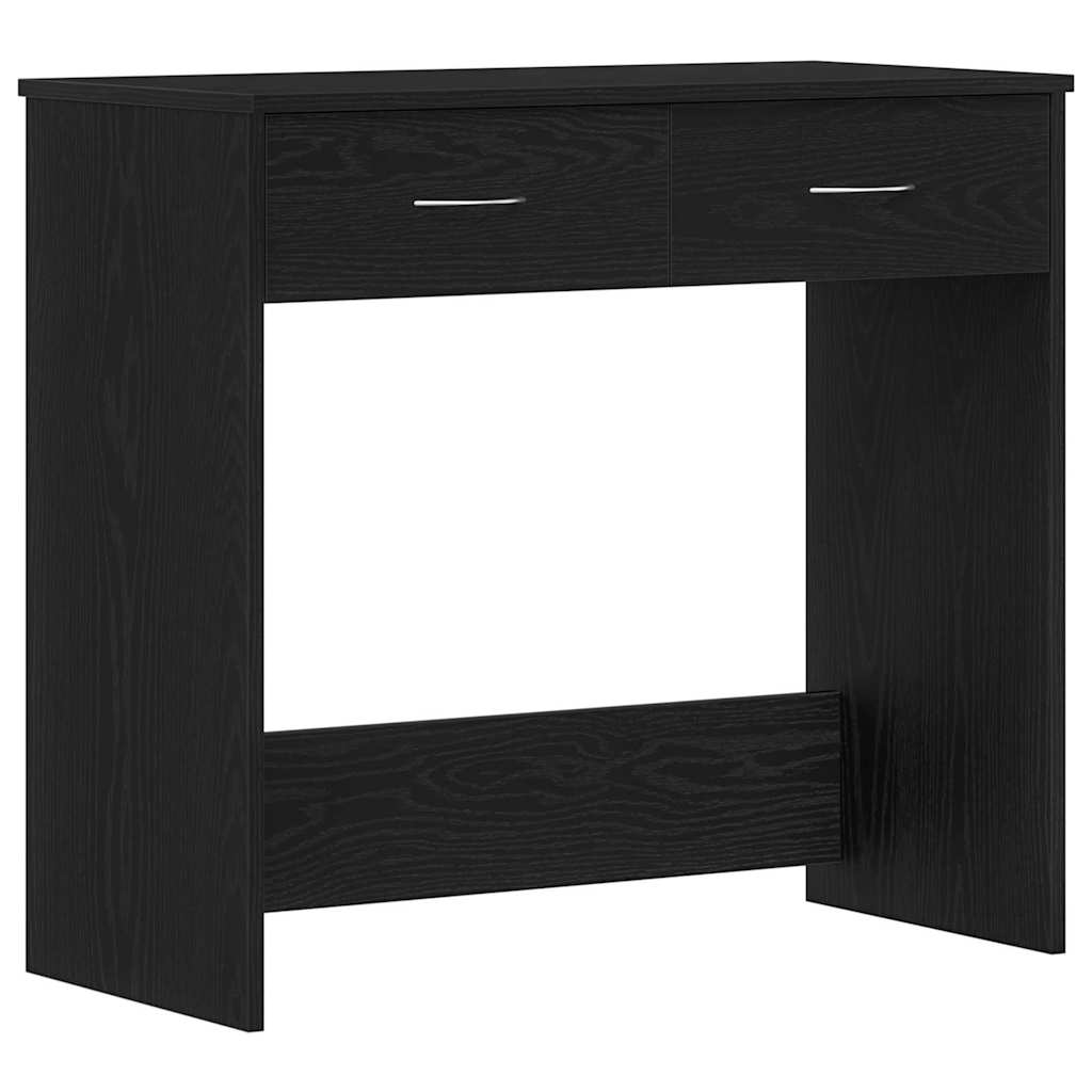 vidaXL Schreibtisch Schwarz Eichen-Optik 80 x 40 x 75 cm Holzwerkstoff Image