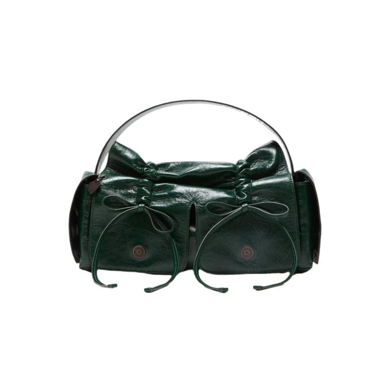 Multipocket Bag - Green - Acne Top Handle Bags