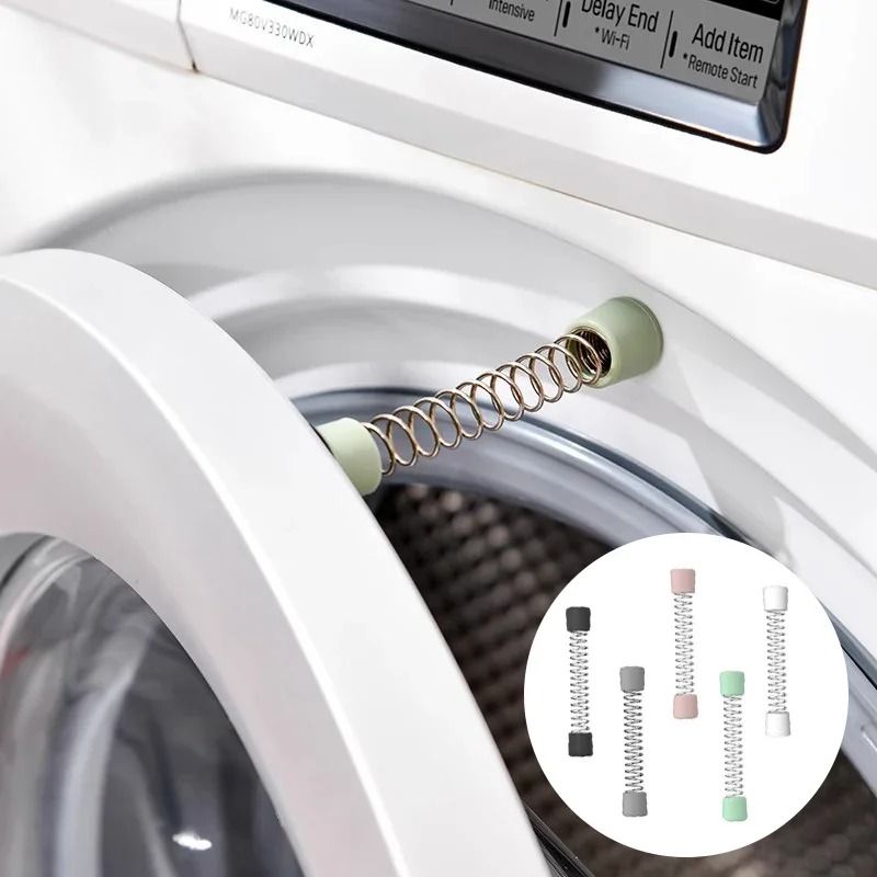 Door Bracket Strong Magnetic Washing Machine Door Bracket Magnet Spring spring support Washing machine door lock home gadgets