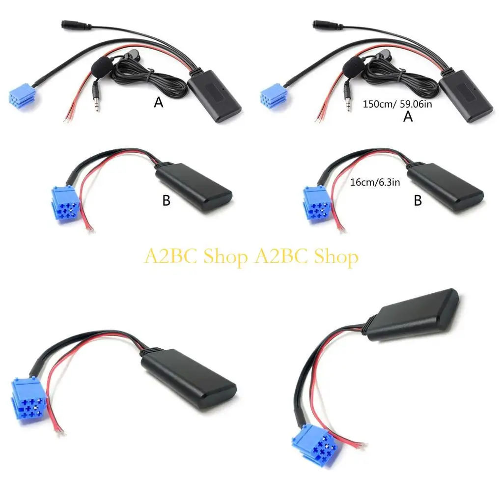 A2BC-Auto-WLAN-Bluetooth-kompatibler 8Pin-Stecker-Kabel-Aux-Adapter Image