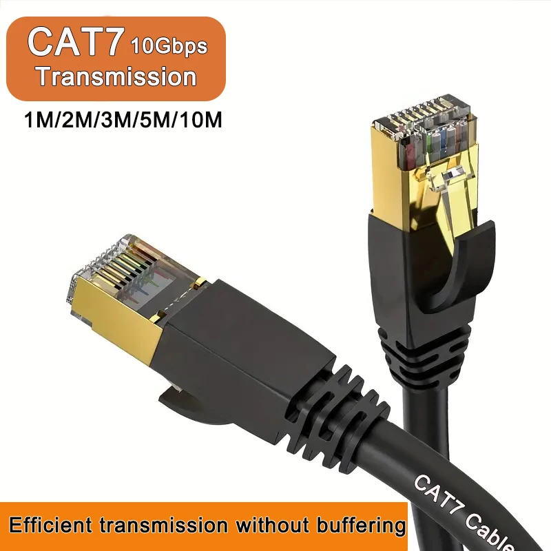 Category 7 Gigabit Network Cable CAT7 Electrician Competition Grade High Speed Network Jumper 10G Transmission 1000Hz Bandwidth