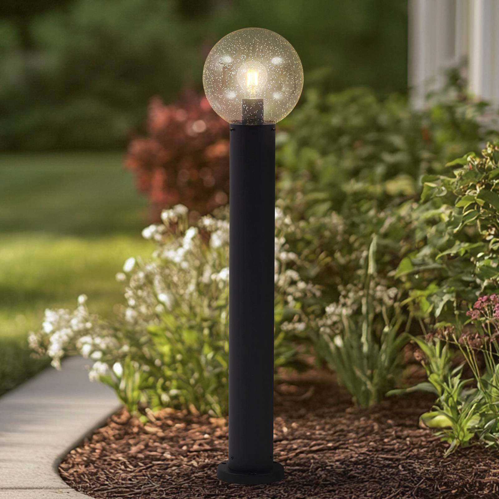 Pathway Light Dangan Lindby, dimmable, Glass, Modern, Outdoor lights