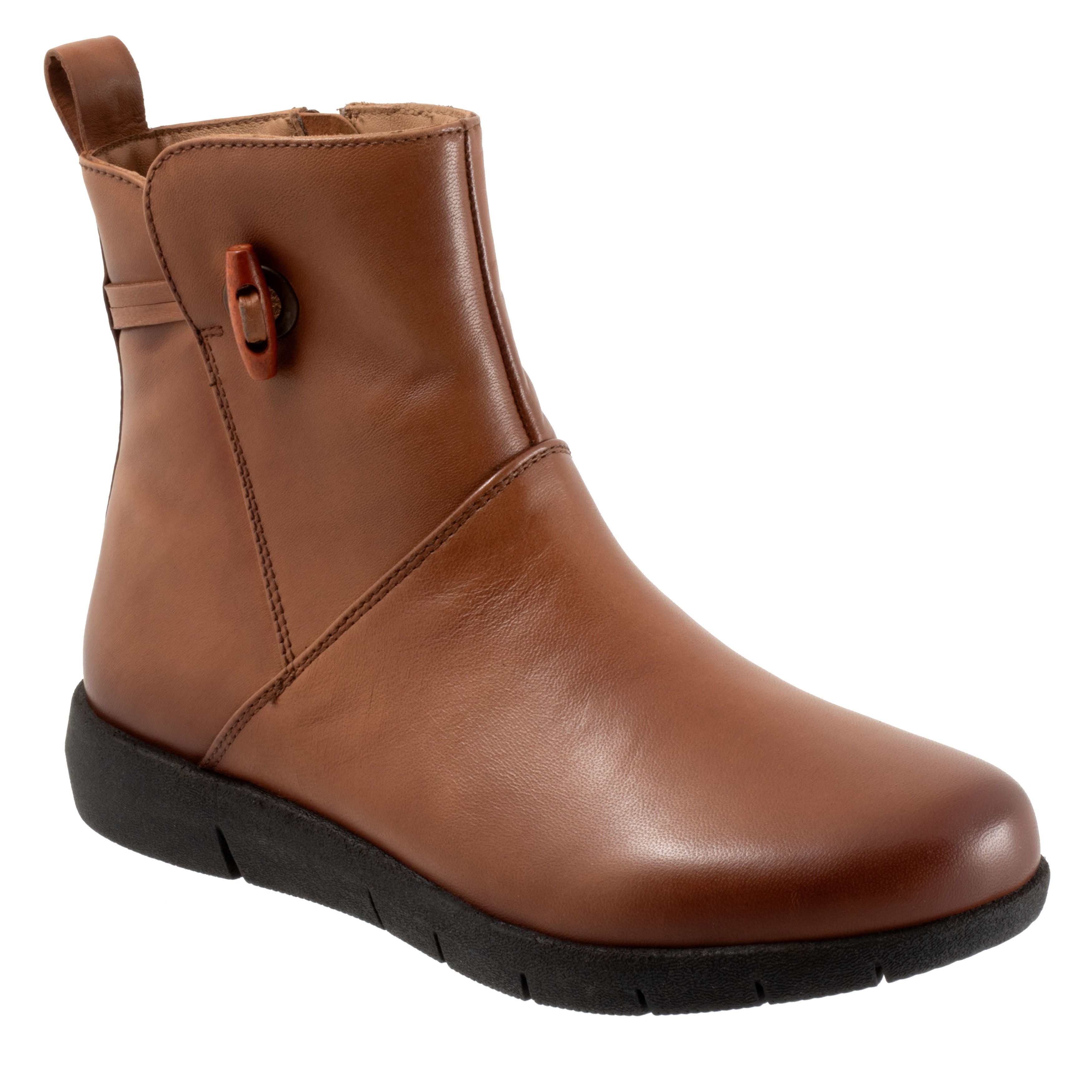 Women's Adelaide Boot by SoftWalk in Dark Luggage (Size 8 1/2 M)