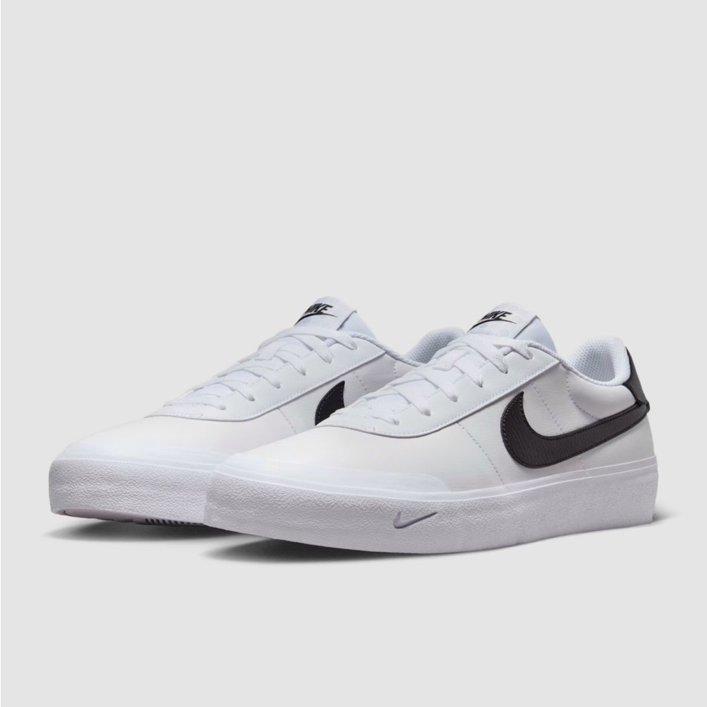 Nike Shoes | Brand New Nike Court Shot “White/Black” Men's Shoes Fq8146-104 | Color: Black/White | Size: 12