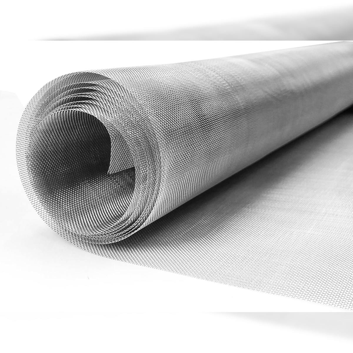 Drahtgeflecht Drahtgitter Feinmaschig 60X200CM Edelstahl Metall Insektengitter Gitternetz, Kellerfenster Gitter Hasendraht Drahtzaun, 30-Mesh Image