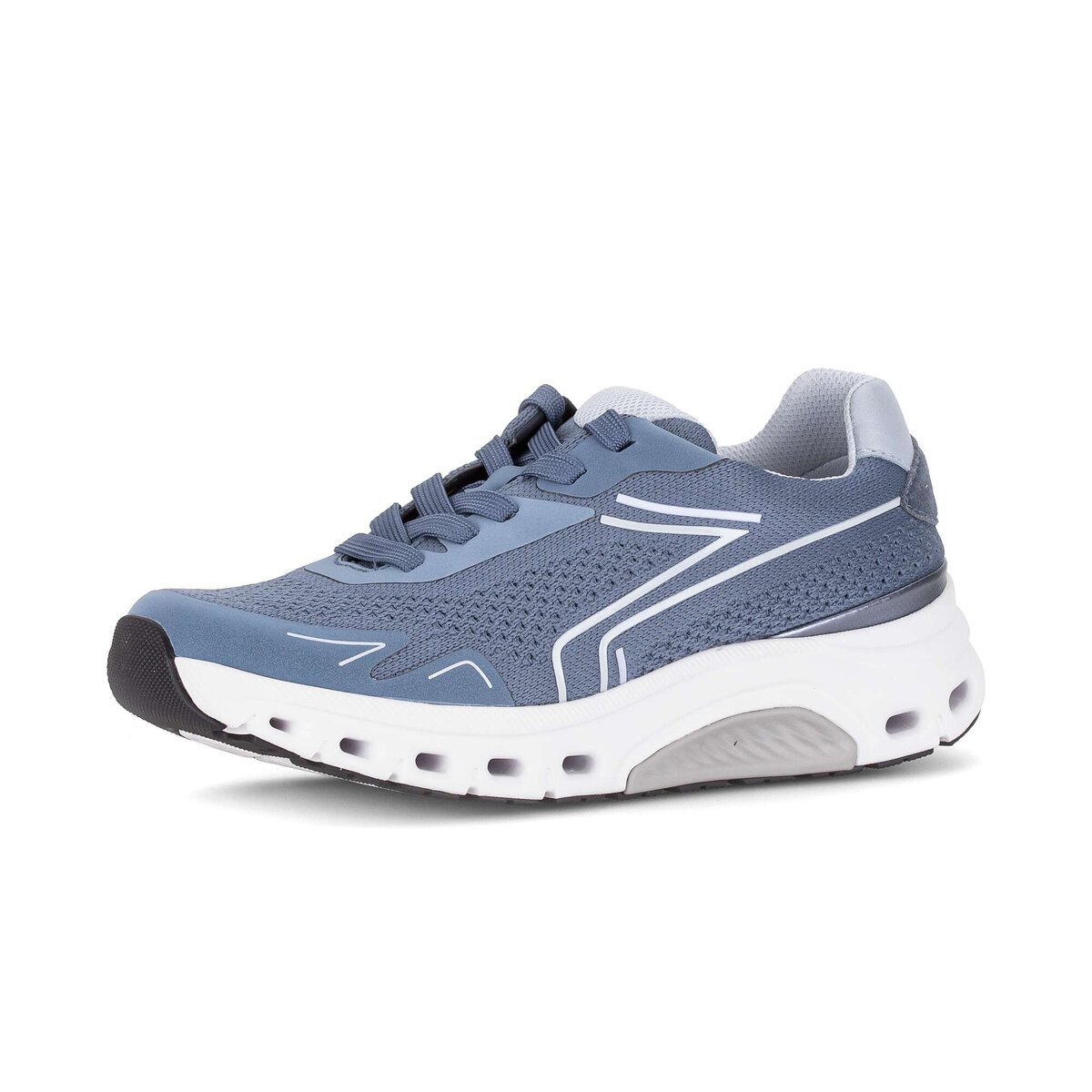 Sneaker GABOR "Sneaker low Textil", Damen, Gr. 37, blau, Schuhe Sneaker