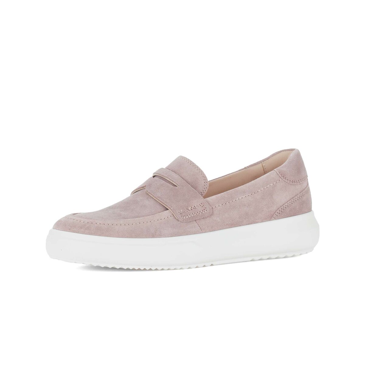 Sneaker GABOR "Sneaker low Rauleder", Damen, Gr. 43, rosa, Schuhe Sneaker