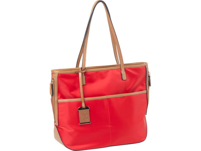 Bulldog Cases & Vaults Tote Style Nylon Purse W/Holster Bright Red BDP-056