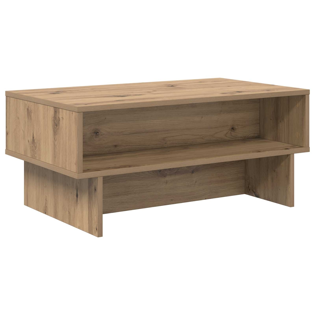 vidaXL Couchtisch Artisan-Eiche 80 x 46 x 35 cm Holzwerkstoff Image