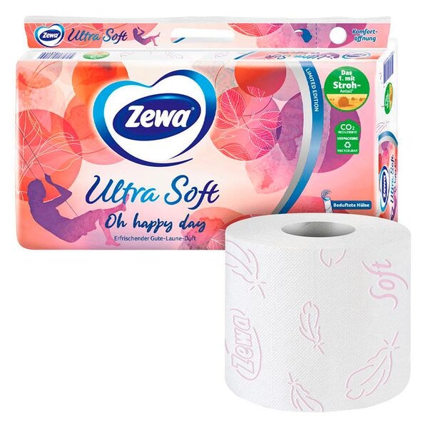 Zewa Toilettenpapier Ultra Soft »Schneespaziergang« 4-lagig 8 Rollen Image