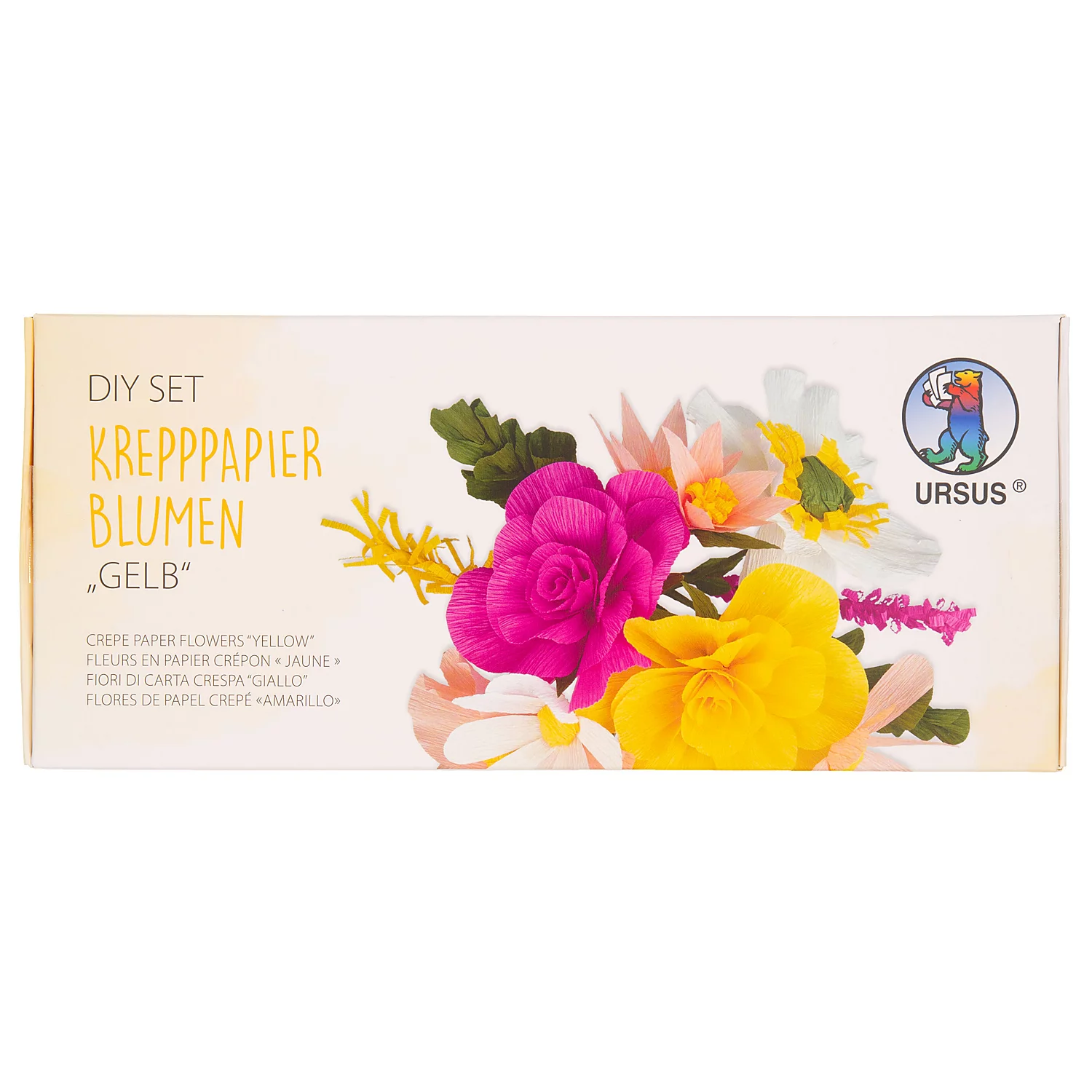 Ursus Bastel-Set Krepppapier-Blumen Image