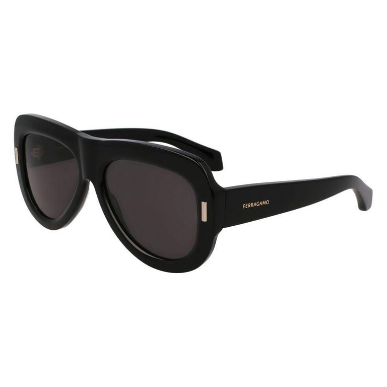 Acetate Sunglasses - Black - Ferragamo Sunglasses
