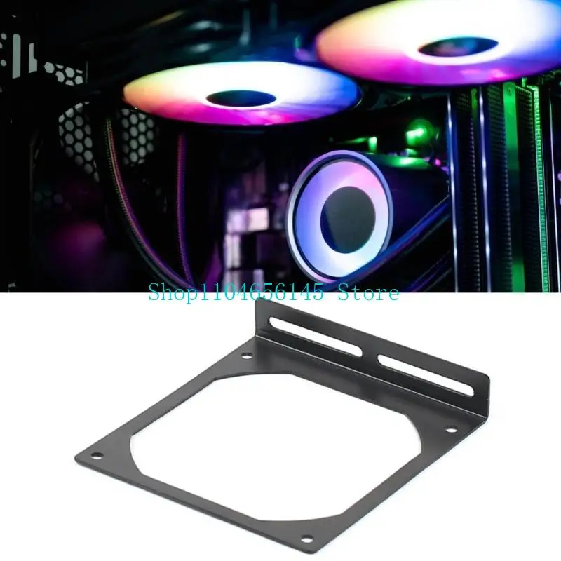 Lüfterhalterung 120LS aus verzinktem Stahl für Computer, PC-Gehäuse, Festplatte, Grafikkarte, CPU-Lüfter, Kühlregal, Zubehör, 1 Stück Image