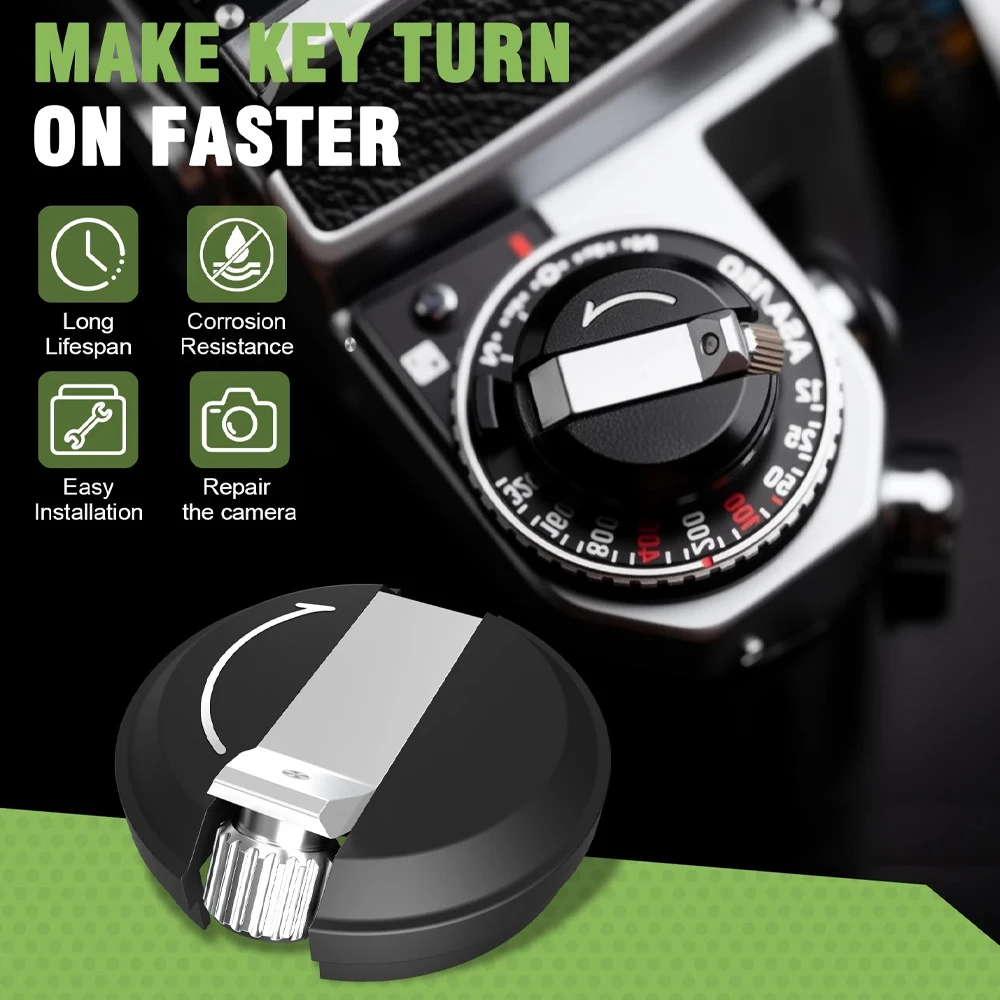 OEM Filmrückspulknopf Neuer Ersatz Reparatur-Set für Nikon FM/FE/FM2/FE2/FA/FM3A Kamera Langlebige Kamera-Reparaturteile Image