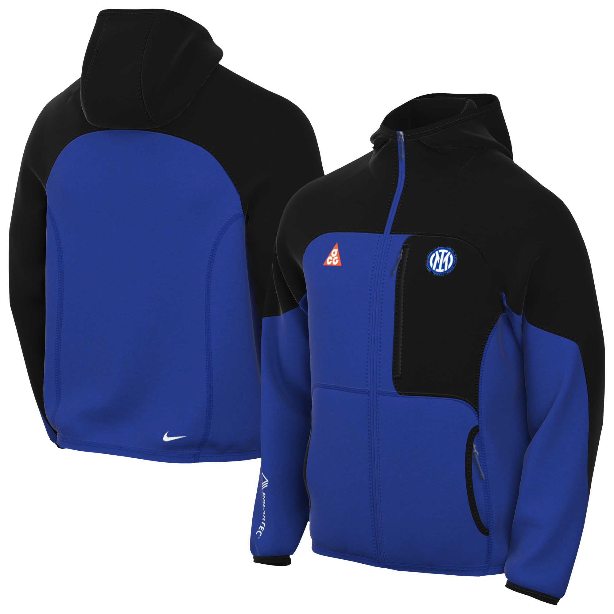 Inter Milan ACG "Wolf Tree" Zip Hoodie - Schwarz Image