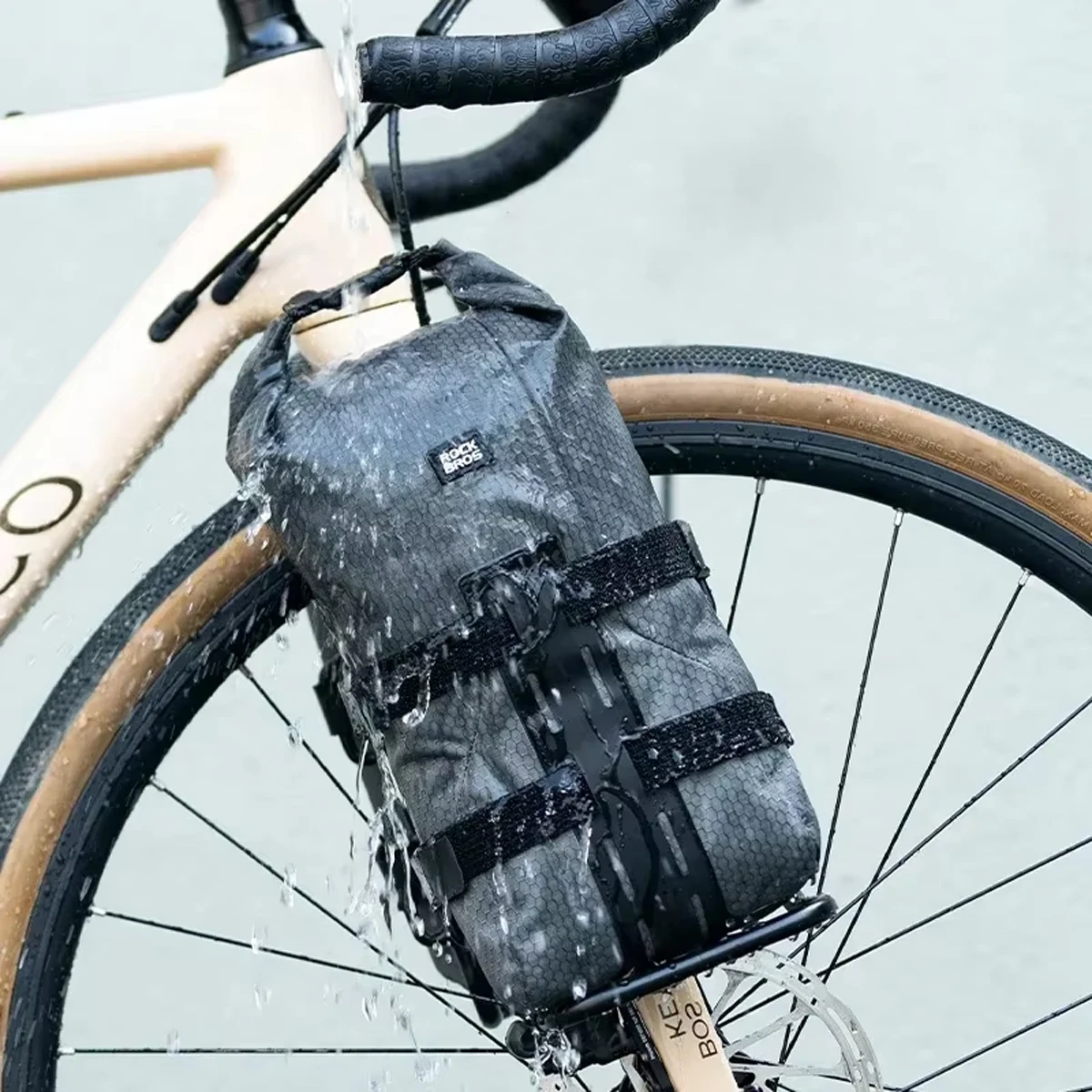 Fahrrad Multifunktionale Vorderradgabel Tasche Outdoor Wasserdichte Tasche 2,7 L Kapazität Straße Mountainbike Fern Reisetasche