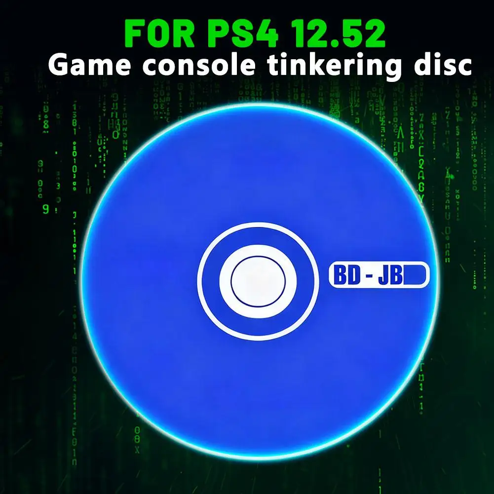 Für PS4 12.52 Jailbreak Gold Disc Unterstützt Bootfähige Eject-Payload-Spiele-Backup Tinker Up The Game Festplatten-Zubehör Verpackt Image