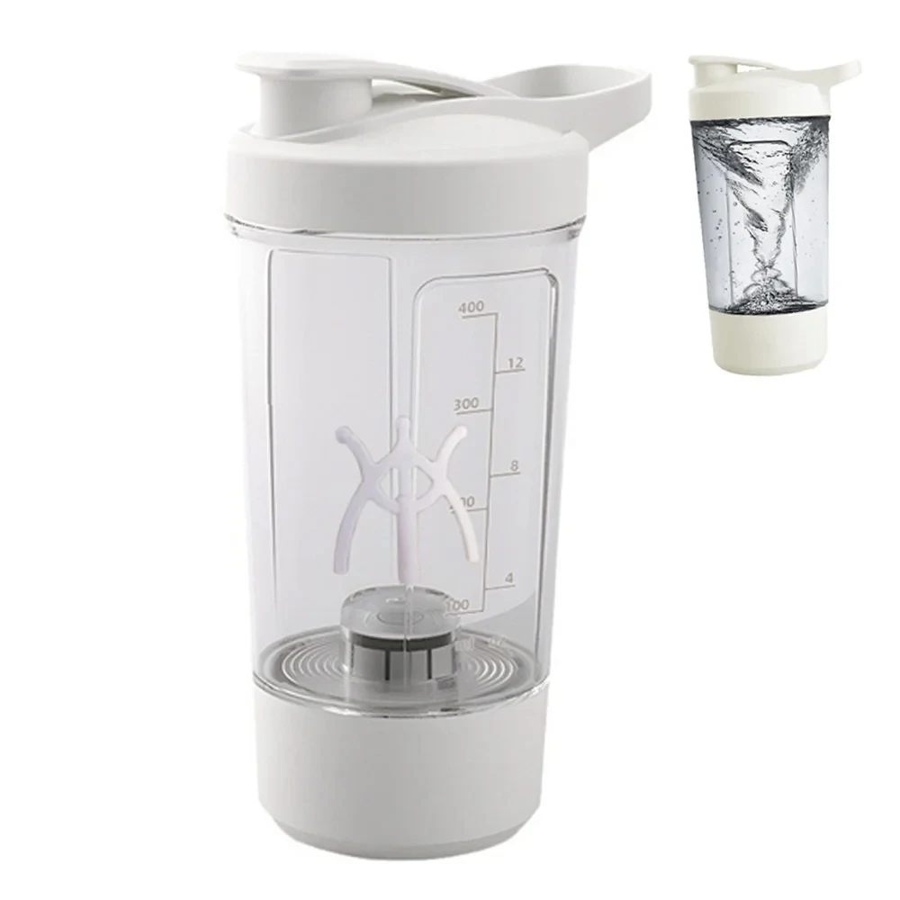 Elektrischer Protein-Shaker-Becher, BPA-frei, über USB wiederaufladbar, Protein-Shake-Mixer, automatischer Rührbecher, 15 Unzen Wasserbecher Image