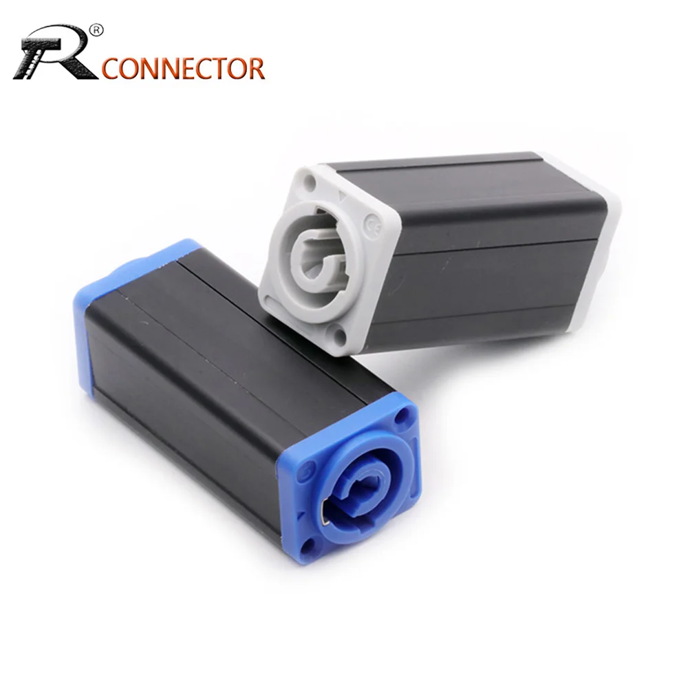 4PCS LED Powercon AC Koppler Adapter Extender Stecker Hohe Qualität Speakon Panel Mount Gerade Adapter Image