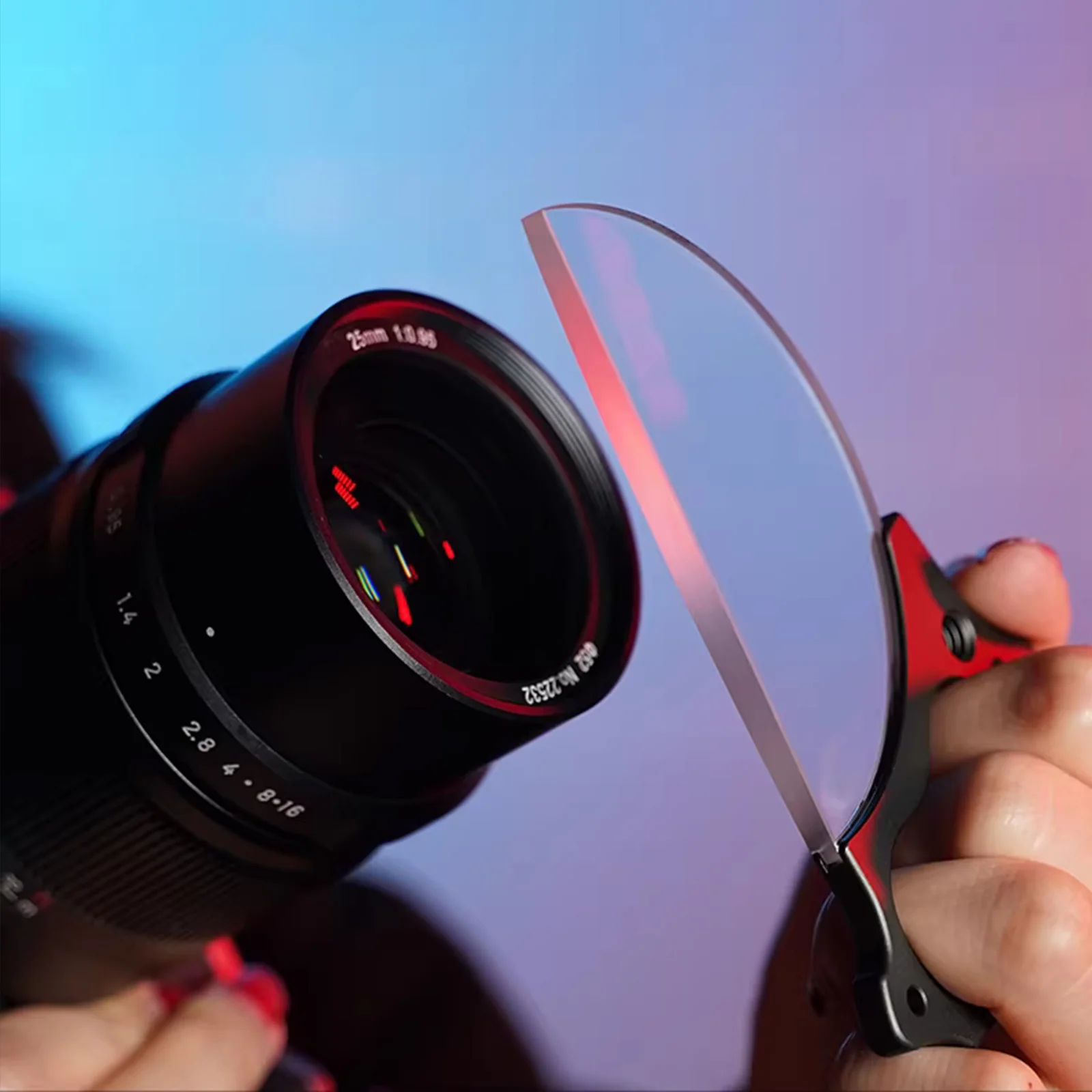 Split Dioptrien Filter Handheld FX Filter Prisma 79mm+1 +2 +3 150mm Spezialeffekte DSLR Objektiv Filter Kamera Fotografie Zubehör Image